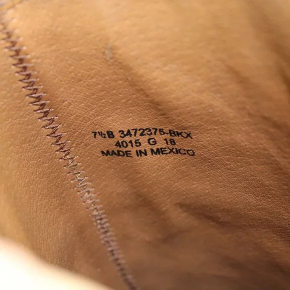 Frye Melissa Tall Black Leather Harness Equestrian Riding Boot, Size 7.5 - Picture 11 of 11